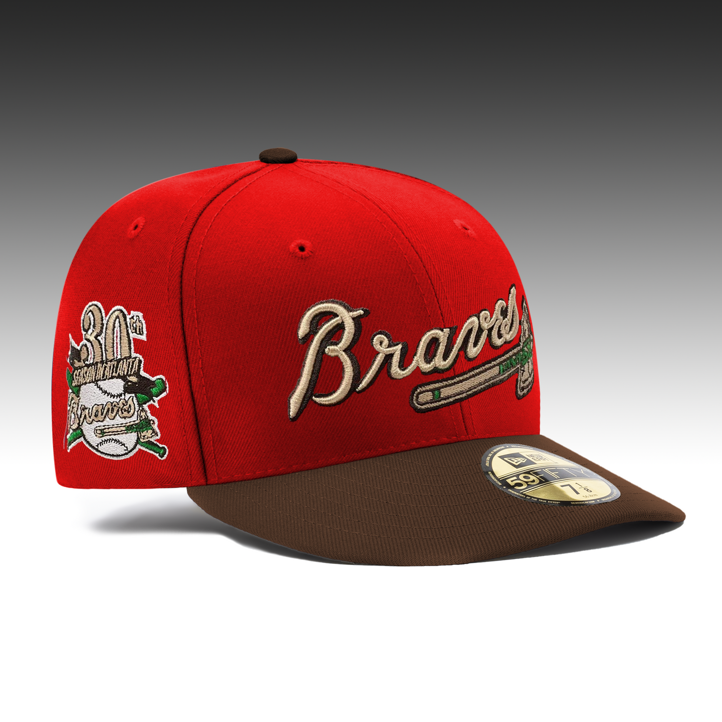 New Era 59FIFTY Atlanta Braves Sidepatch