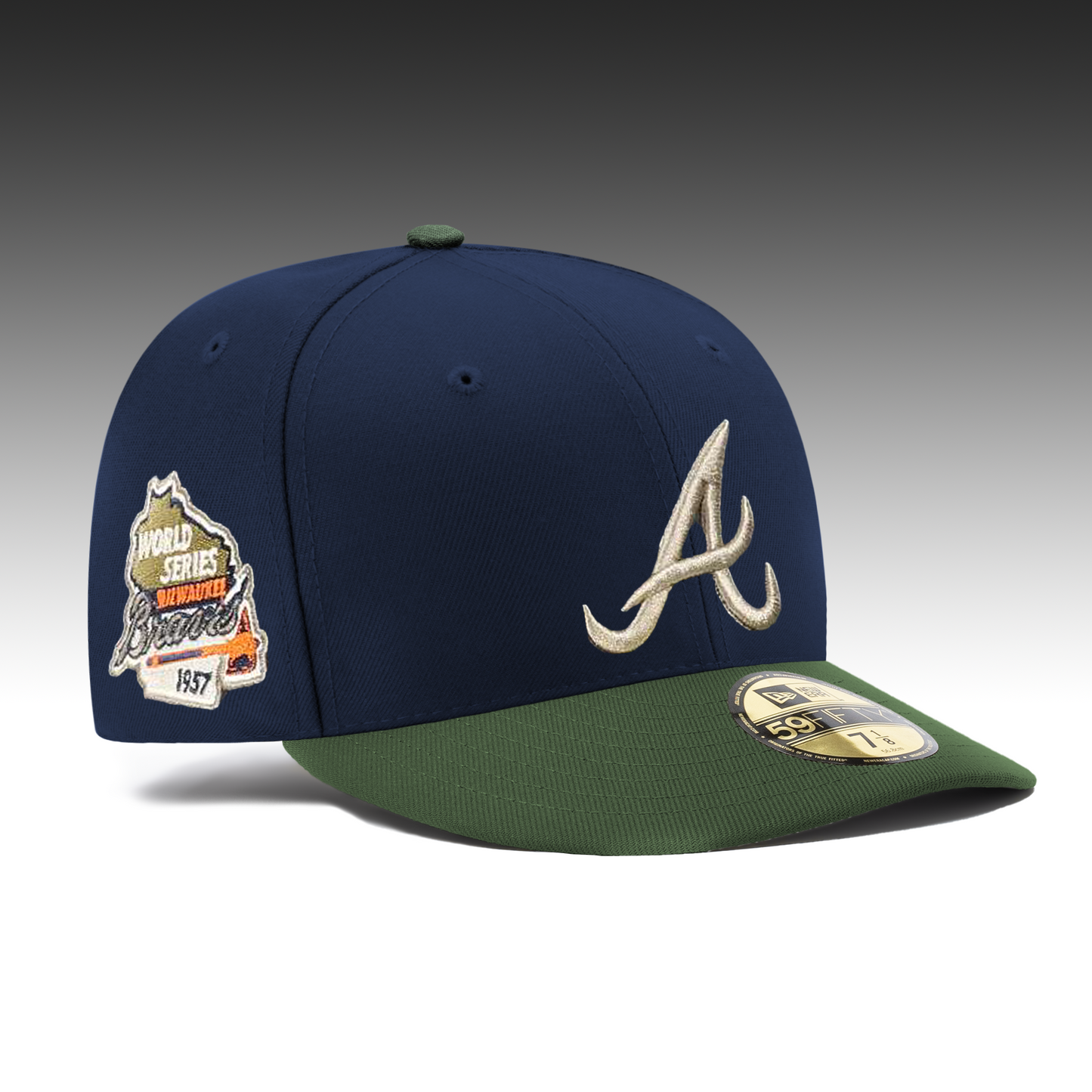 New Era 59FIFTY Atlanta Braves Sidepatch