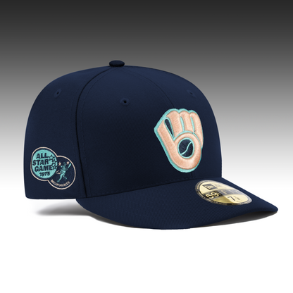 New Era 59FIFTY Milwaukee Brewers Sidepatch